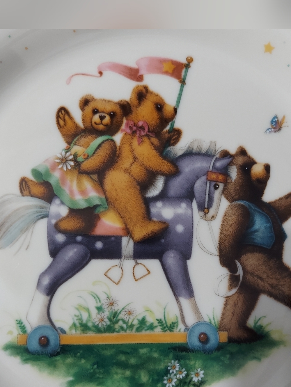 Vintage Lenox China Bears Heirloom Collection 3 Piece Set